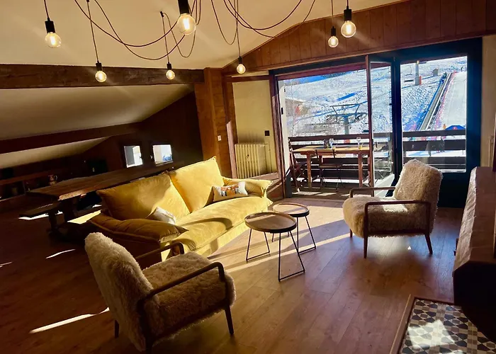 105 M2 Ensoleille Renove Au Pied Des Pistes * Megève